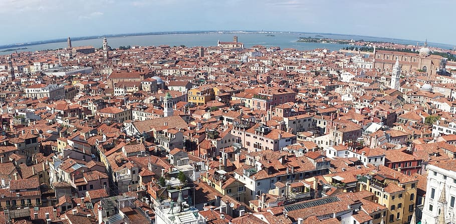 venice, landscape, curved, architecture, building exterior HD wallpaper