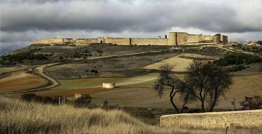 landscape, holiday, wall, cloud - sky, architecture, environment HD wallpaper