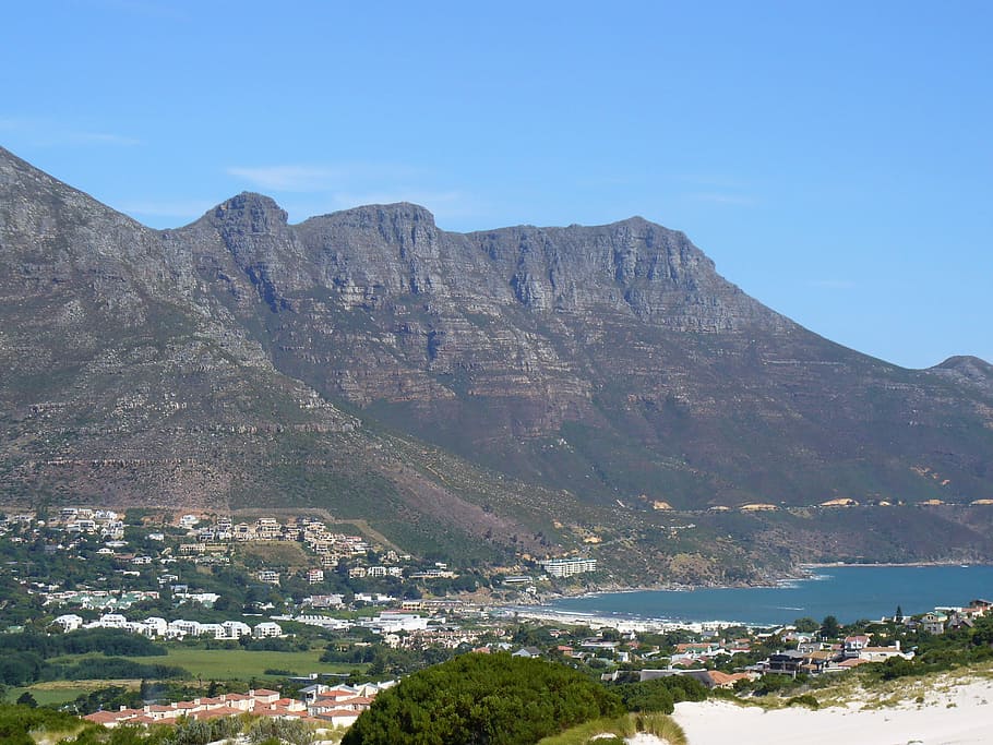 Hout Bay landscape in Cape Town, South Africa, photos, hill, landscapes, HD wallpaper