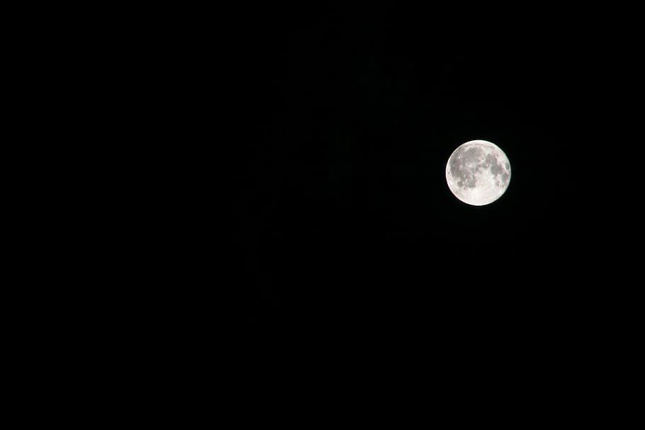 full moon, night, close, astronomy, lunar landscape, darkness HD wallpaper