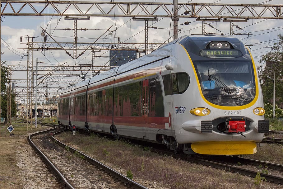 train, passenger, railway, transportation, rail transportation HD wallpaper
