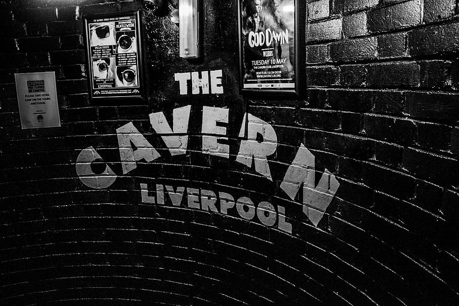 HD wallpaper: grayscale photo of The Cavern Liverpool signage, the beatles - Wallpaper Flare