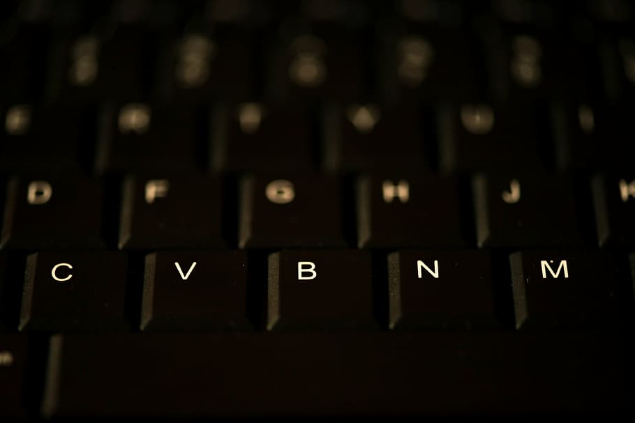 keyboard, letters, computer components, communication, language HD wallpaper
