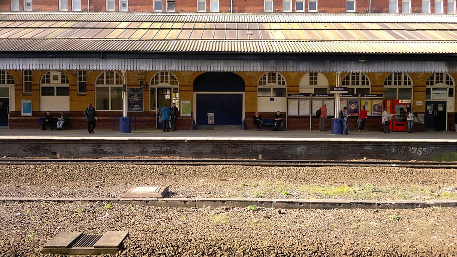 Train, Station, Transport, Railway, travel, railroad, track HD wallpaper