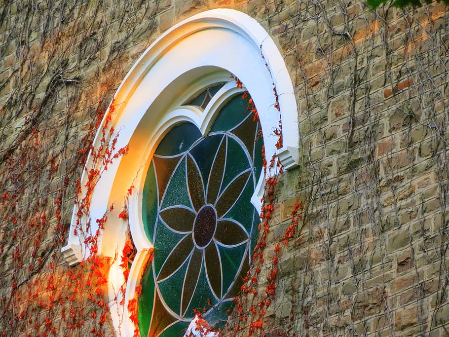 Church, Wall, Window, Stained, Glass, historic, christianity HD wallpaper