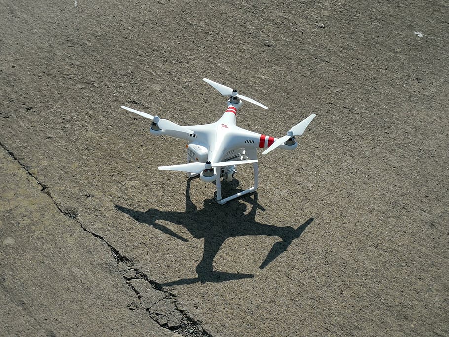 quadrocopter, drone, model, newcomer, propeller, rotors, fly HD wallpaper