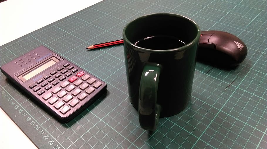 office, computer, coffee, mouse, indoors, technology, cup, mug HD wallpaper