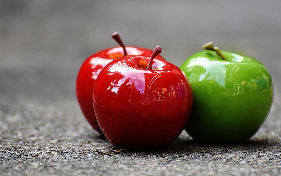 apples, close-up, delicious, diet, food, fresh, fruits, grow HD wallpaper