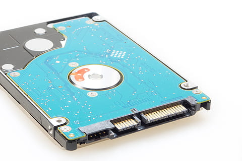 green and black internal hard disk drive, hard drive, hdd, data store HD wallpaper