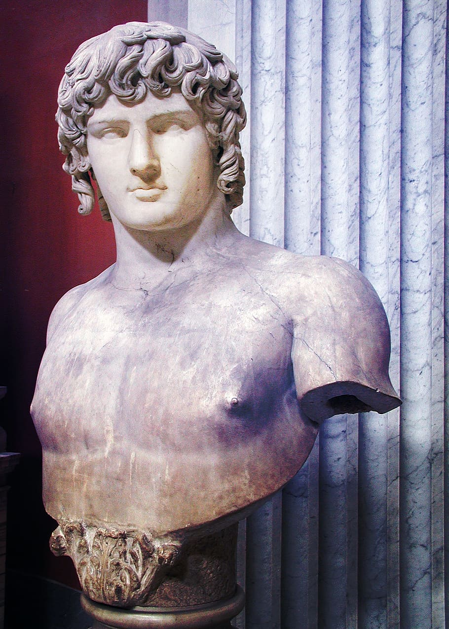 sculpture, marble, vatican, rome, bust, roman, museum, art, HD wallpaper