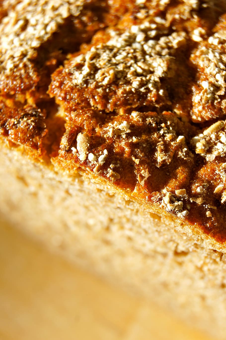 bread, crust, dough, baked, eat, food, full, cereals, buy, frisch HD wallpaper