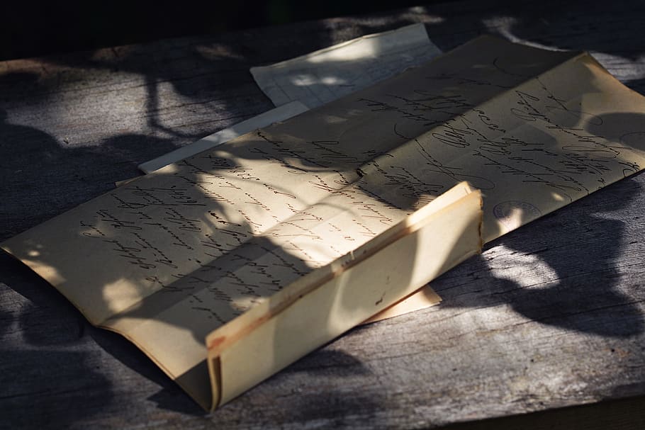 letters, old, antique, font, handwriting, wood, written, close HD wallpaper