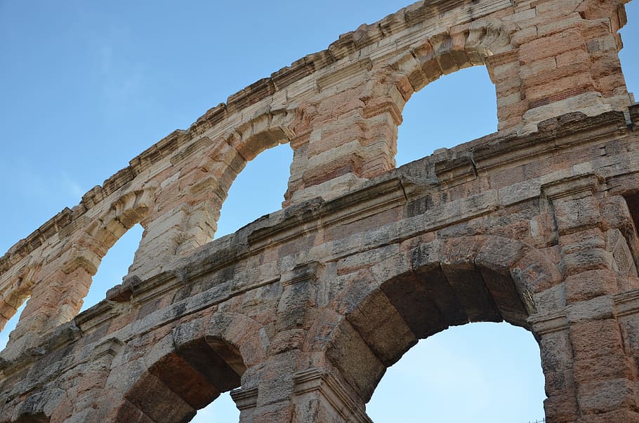 arena, verona, italy, arch, the past, history, architecture, HD wallpaper