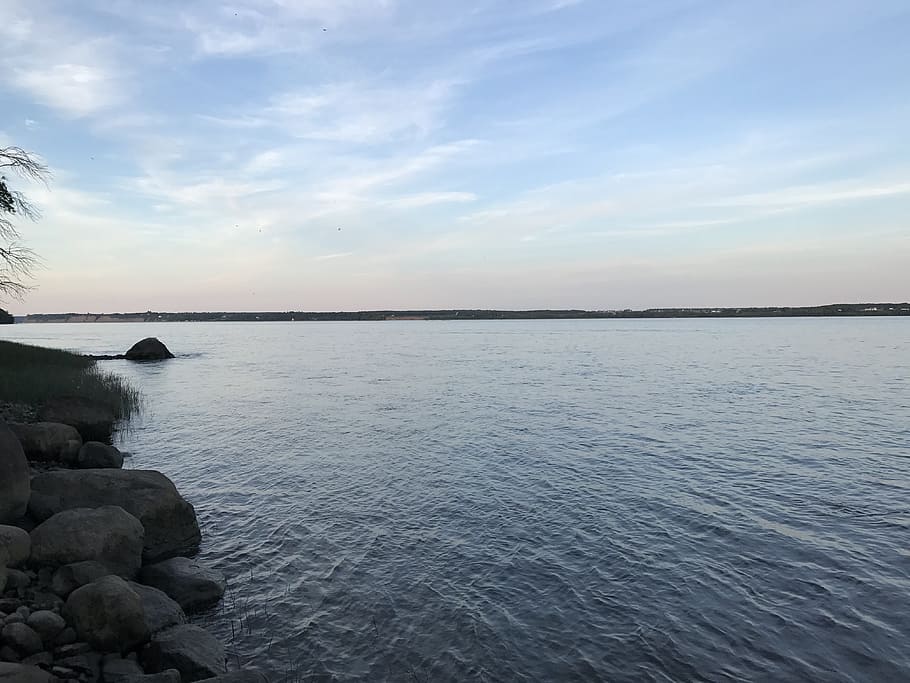 river, st lawrence, canada, quebec, landscape, peaceful, colorful HD wallpaper