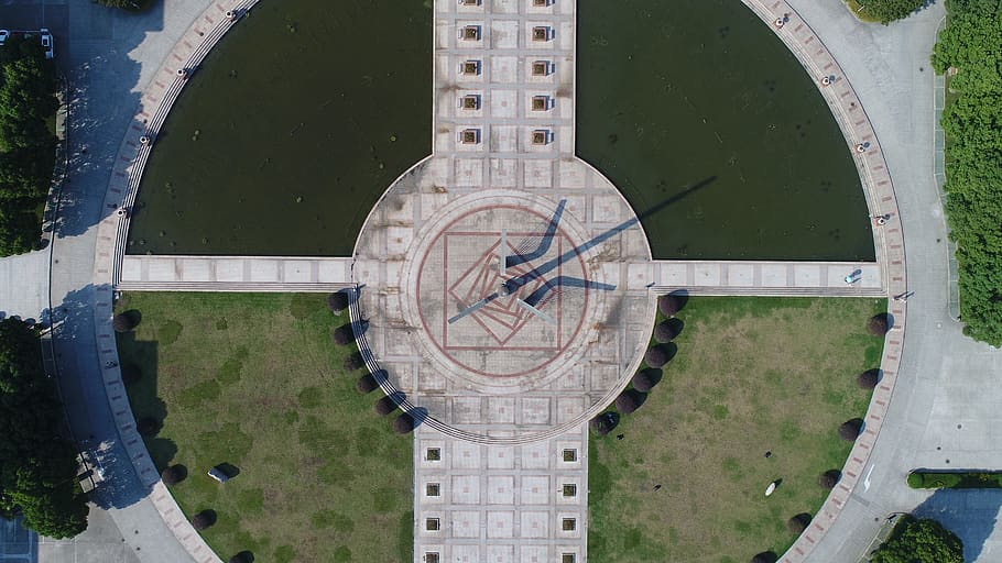 aerial, building, circle, geometric shape, architecture, building exterior HD wallpaper