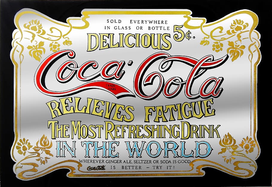 Delicious Coca-Cola Relieves Fatigue poster, advertisement, coca cola