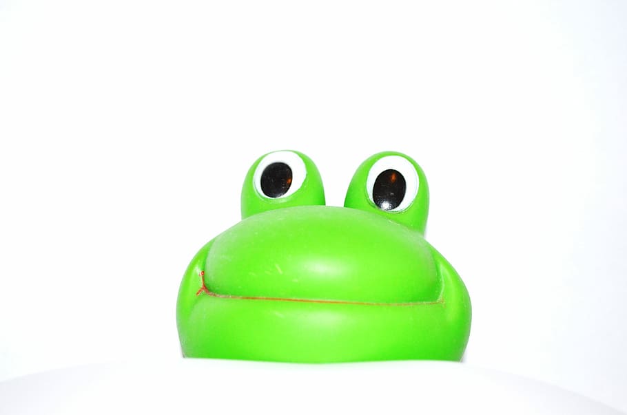 Frog, Plastic, Decorations, happy, green, greeting, cards, background HD wallpaper