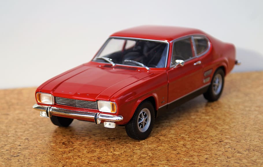 Model Car, Ford, Capri, Capri, Model, Auto, oldtimer, toys HD wallpaper
