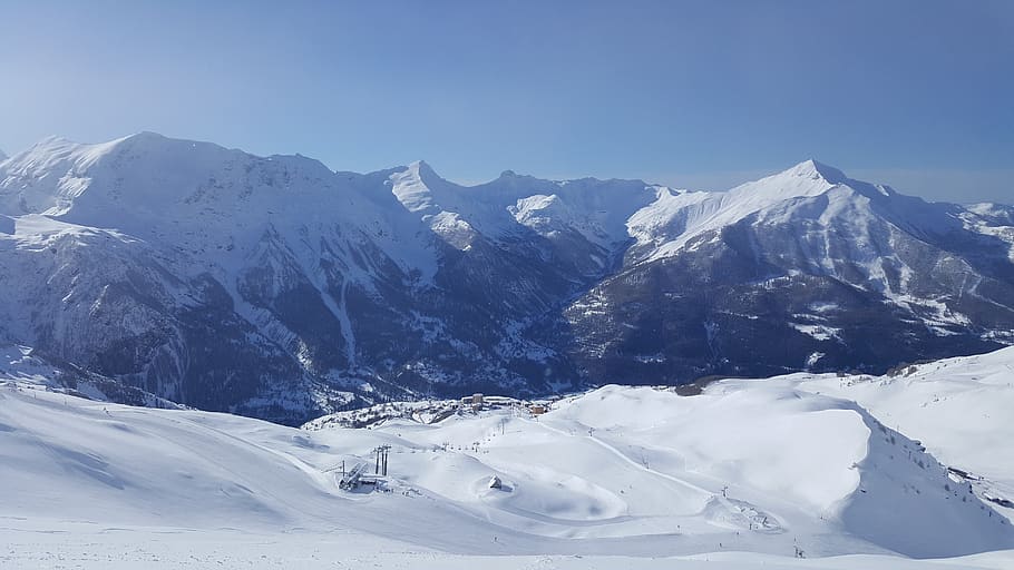 snow, mountain, winter, top, cold temperature, beauty in nature HD wallpaper