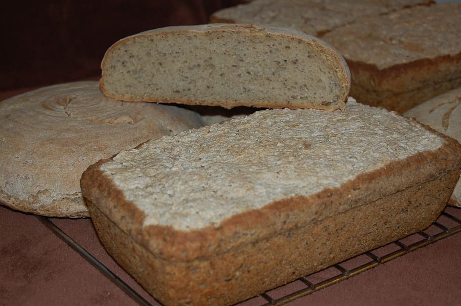 bread, baking, fragrance, food, loaf of Bread, freshness, slice HD wallpaper