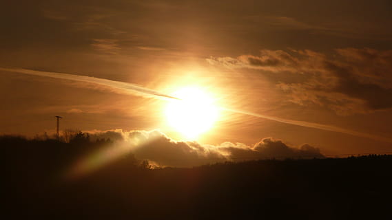 sun, shining, glowing, bright, light, orange, sky, sunlight HD wallpaper