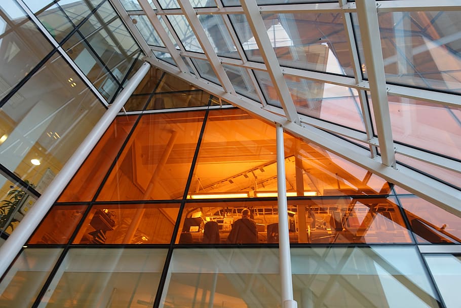 Sweden, Ericsson, Construction, indoors, retail, window, architecture HD wallpaper