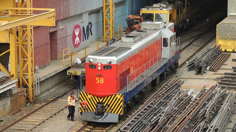 Hongkong, Train, Rail, Railway, City, transportation, urban, HD wallpaper