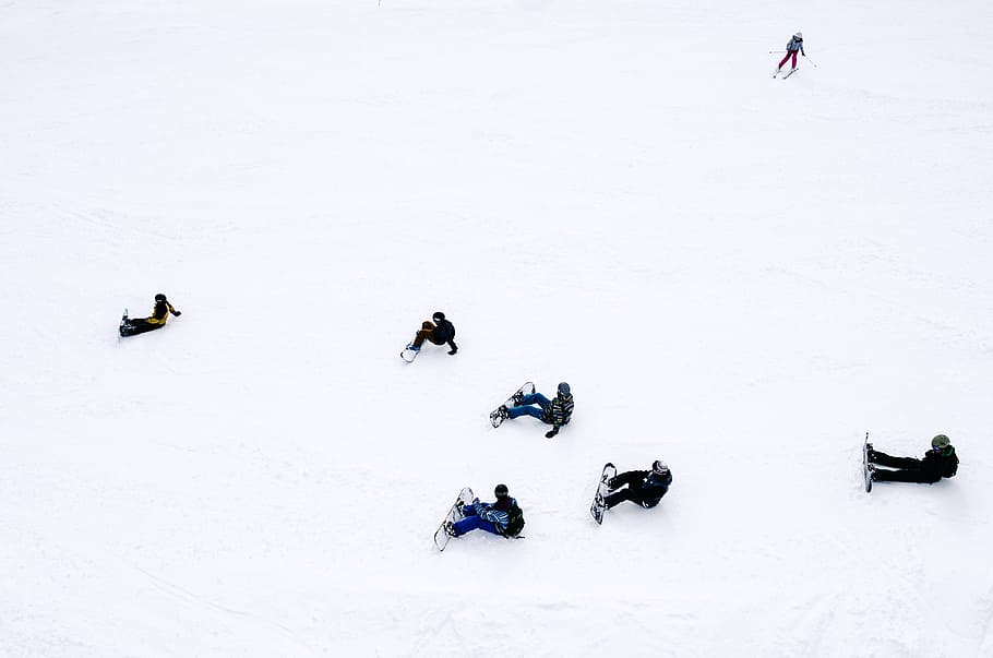 snow, winter, white, cold, weather, ice, snowboard, sport, hobby HD wallpaper