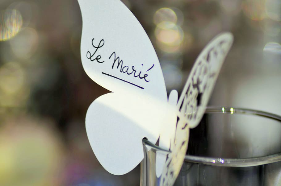 marie, mark place, table, table wedding, cutlery, event, knives HD wallpaper