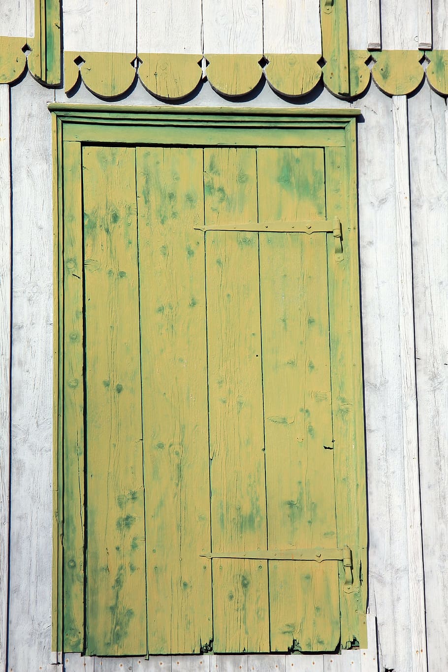 home, door, green, wood - material, no people, yellow, architecture HD wallpaper