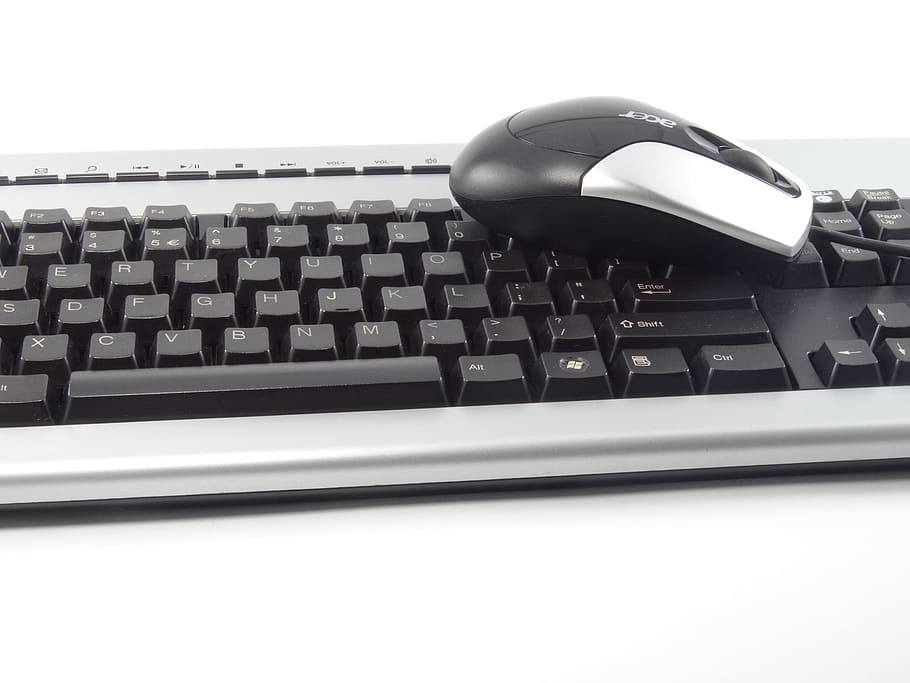 Keyboard, Mouse, Hardware, Computer, workplace, information HD wallpaper
