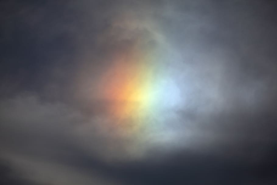 roygibi rainbow on the sky, atmosphere, atmospheric, cloud, color, HD wallpaper