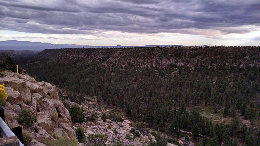 cloudscape, valley, mesas, desert, sky, nature, scenic, america HD wallpaper