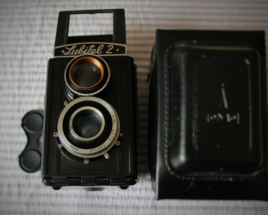 camera, old camera, photo camera, close, nostalgia, vintage HD wallpaper