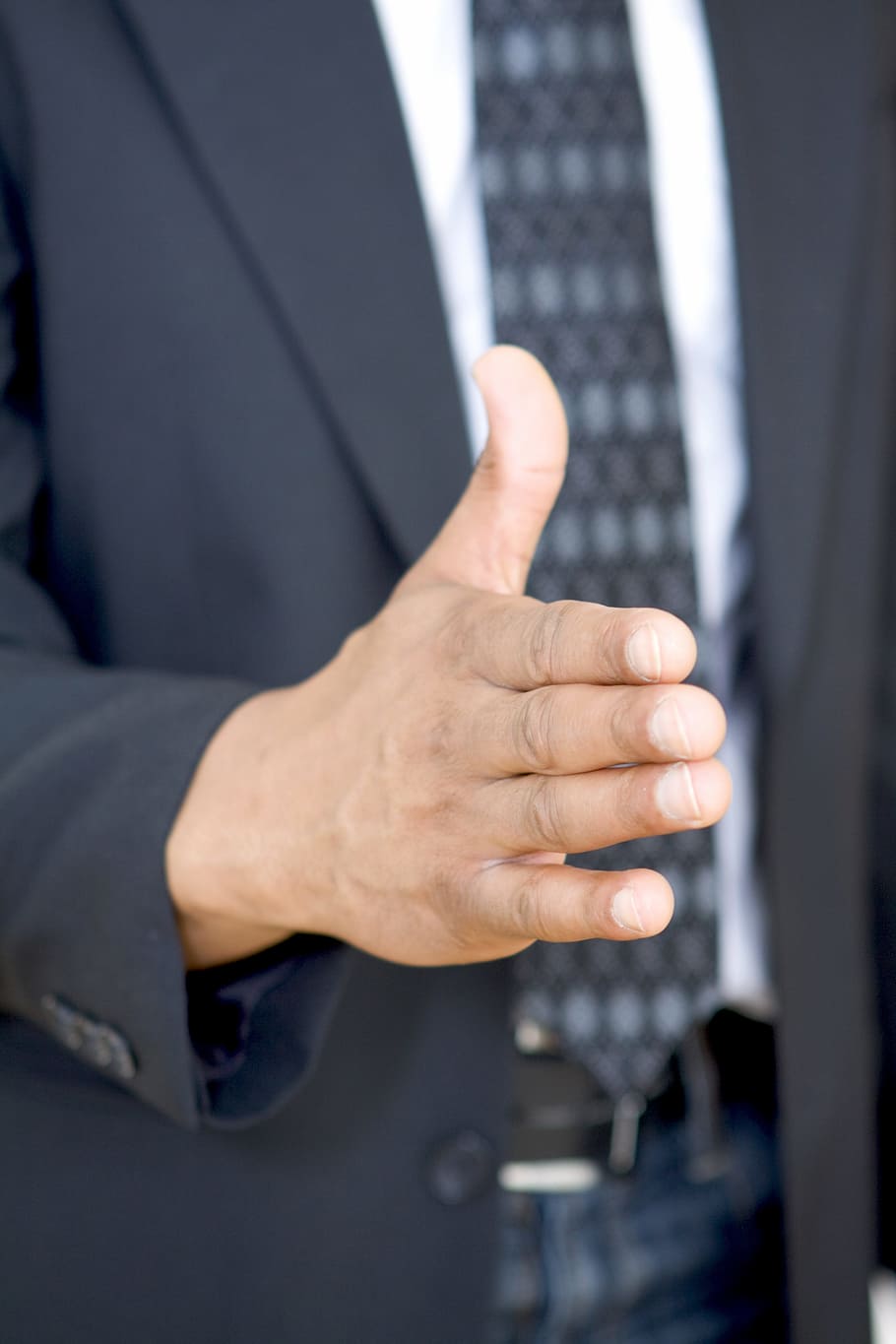 man's hand, business, gesture, welcome, greeting, people of color, HD wallpaper