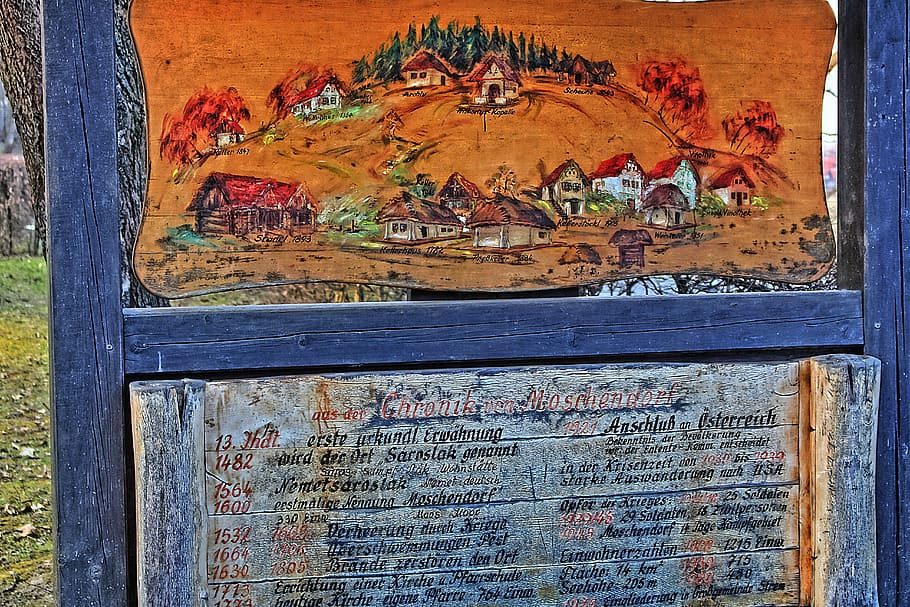 directory, map, information, history, hdr image, no people HD wallpaper