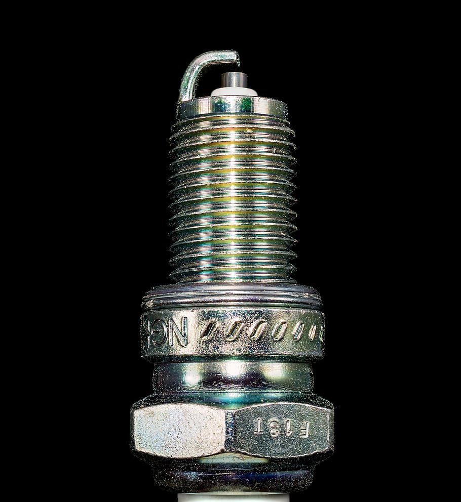 Hd Wallpaper Spark Plug Ignition Metal Screw Thread Metal Thread