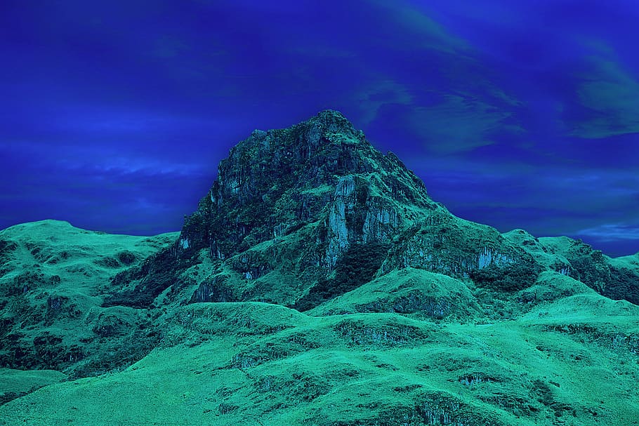 mountain, the boxes basin, blue, landscape, sky, scenics - nature HD wallpaper