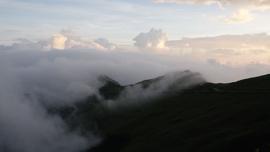cloud, fog, sunshine, cloud - sky, beauty in nature, scenics - nature HD wallpaper