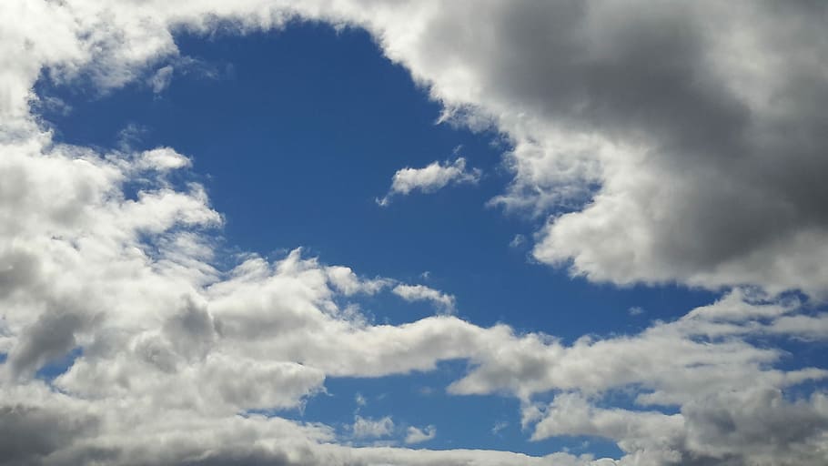 Clouds, Blue Sky, blue sky clouds, white, nature, beauty in nature HD wallpaper