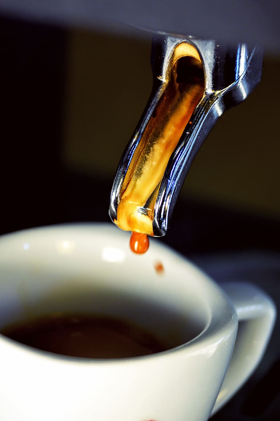 espresso, coffee, espresso machine, cup of coffee, portafilter, HD wallpaper