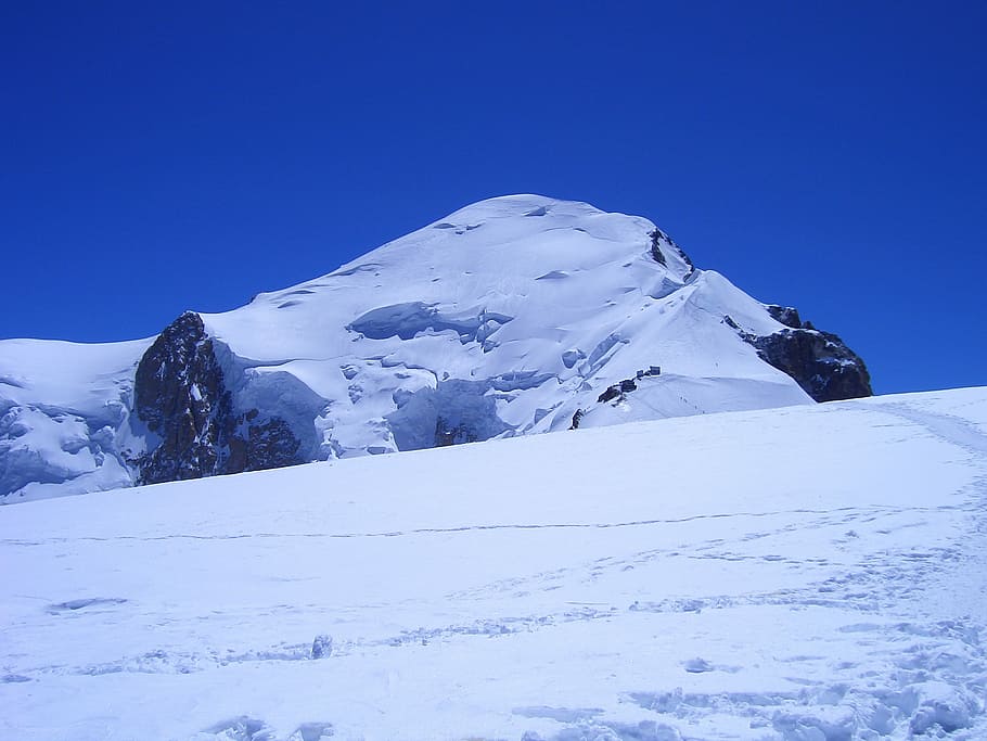 Mountains, Nature, Summit, snow, cold temperature, winter, scenics HD wallpaper