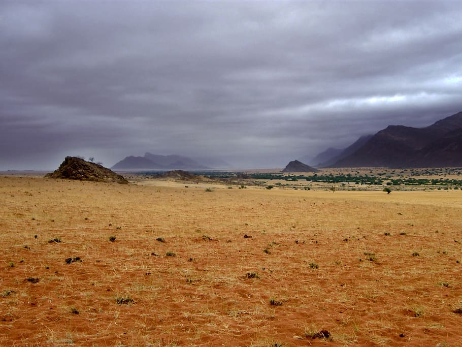 clouds, storm, threatening, grey, stormclouds, dramatic, hilly HD wallpaper