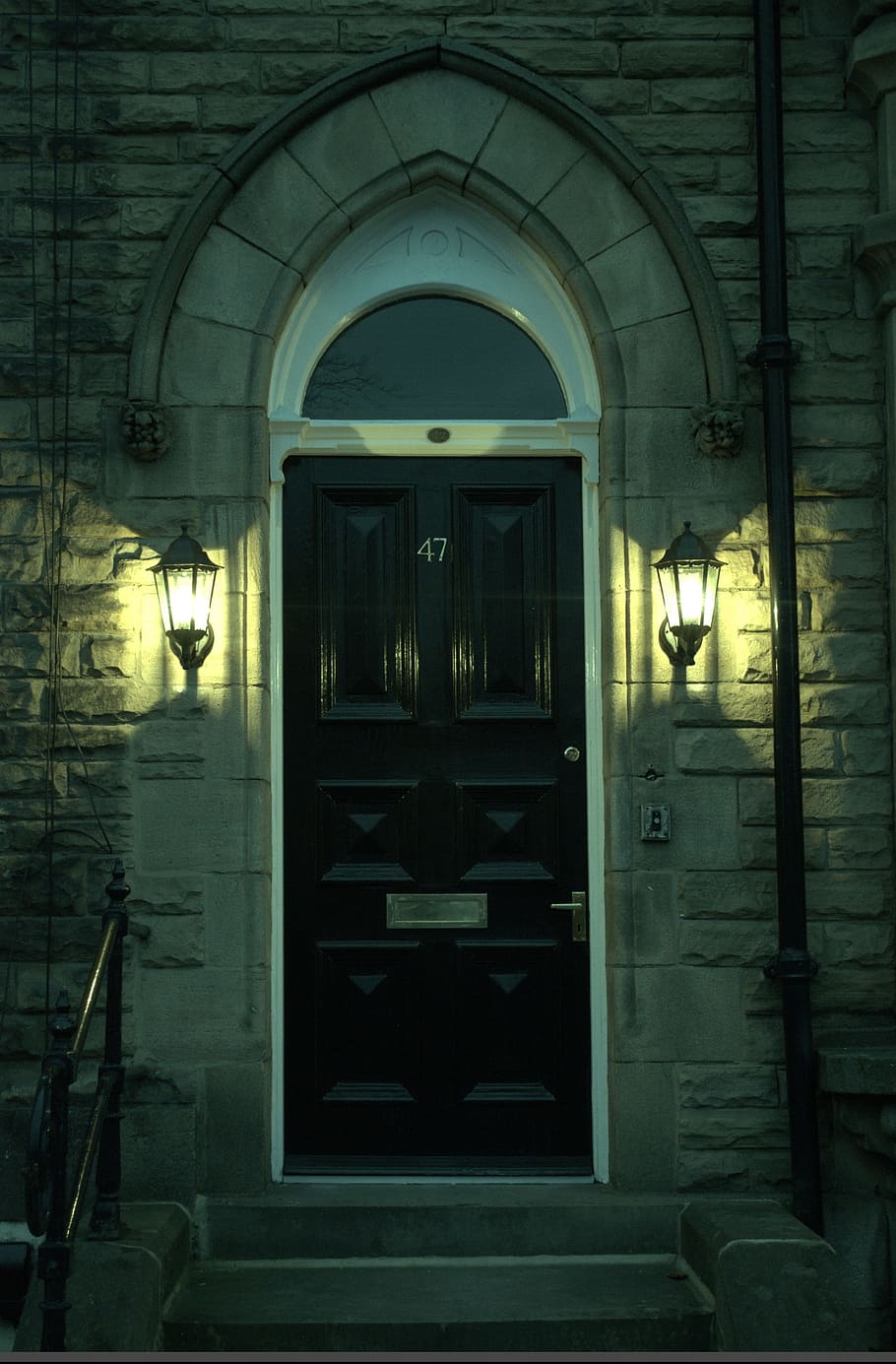 Doors, Lanterns, Background, architecture, privacy, lighting HD wallpaper