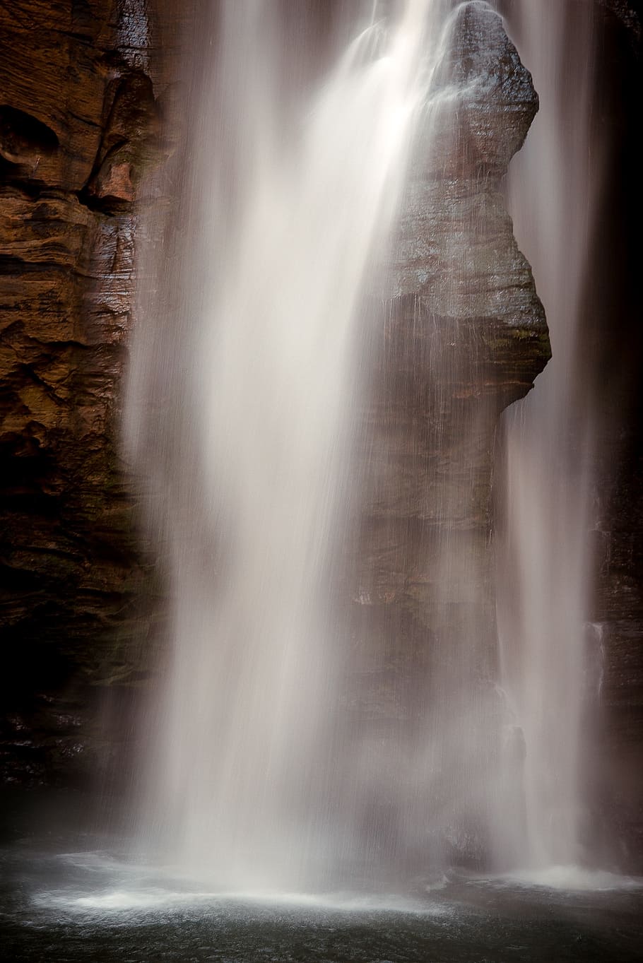 waterfall, stream, poco, motion, scenics - nature, long exposure HD wallpaper