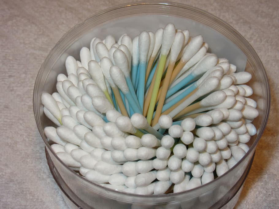 cotton swabs, colorful, eddy, hygiene, body aintenance, clean, HD wallpaper