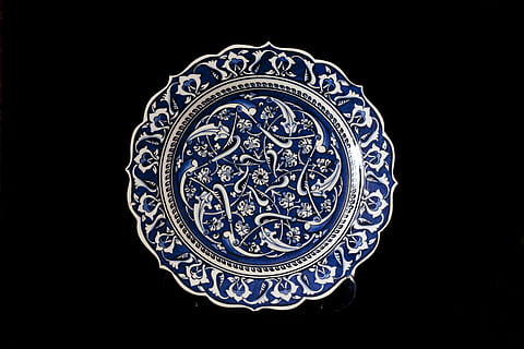 Tile, Handicrafts, Plate, increased, ceramic, turkey, atalay melahat glow HD wallpaper
