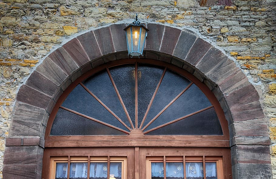 window, round arch, architecture, historically, building, facade HD wallpaper