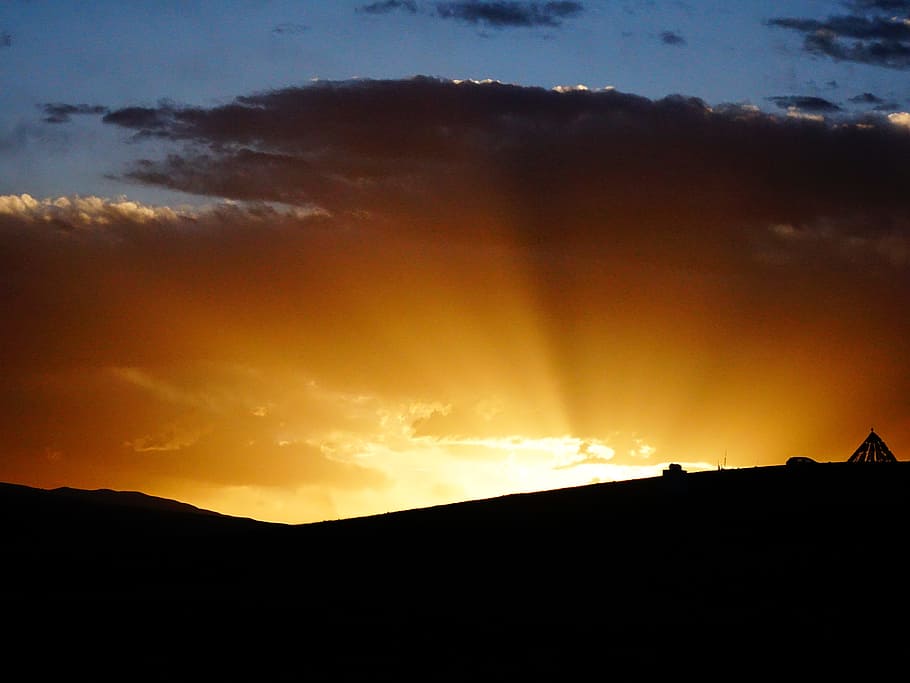 Jesus, Light, Scenery, jesus light, the scenery, silhouette HD wallpaper