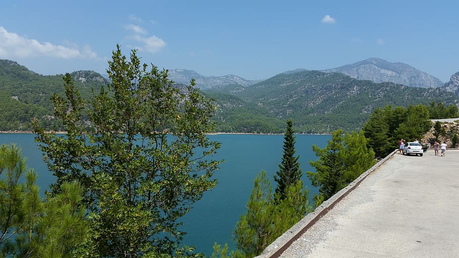 more, mountains, water, tree, plant, beauty in nature, scenics - nature HD wallpaper